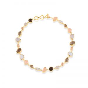Gold Pebble Necklace