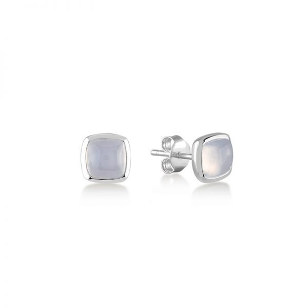 Square Silver Earring