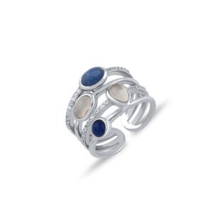MULTI OVAL STONE RING