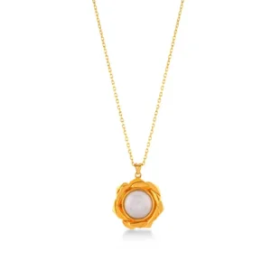 Golden Rose Necklace